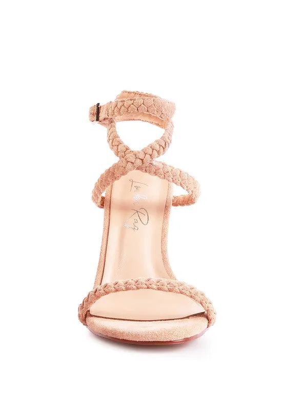 SHERRI SUEDE STILETTO SLING BACK SANDAL