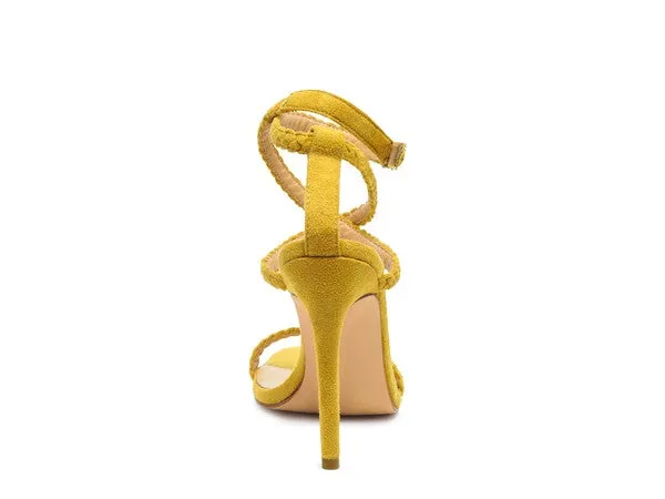 SHERRI SUEDE STILETTO SLING BACK SANDAL