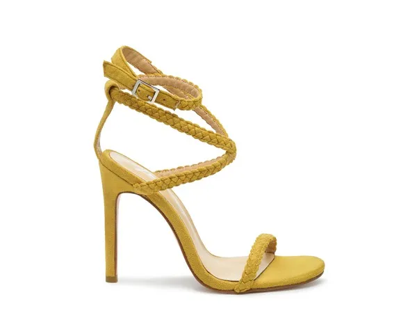 SHERRI SUEDE STILETTO SLING BACK SANDAL