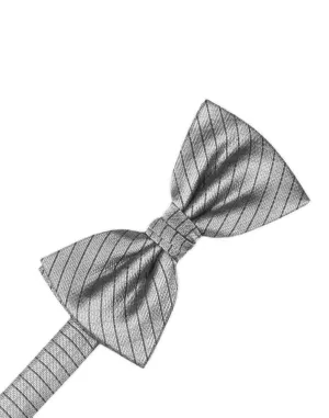 Silver Palermo Bow Tie