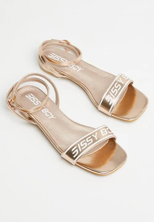 Sissy Boy Ladies Sandals Rose Gold