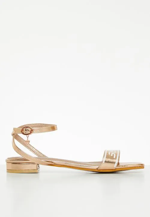 Sissy Boy Ladies Sandals Rose Gold