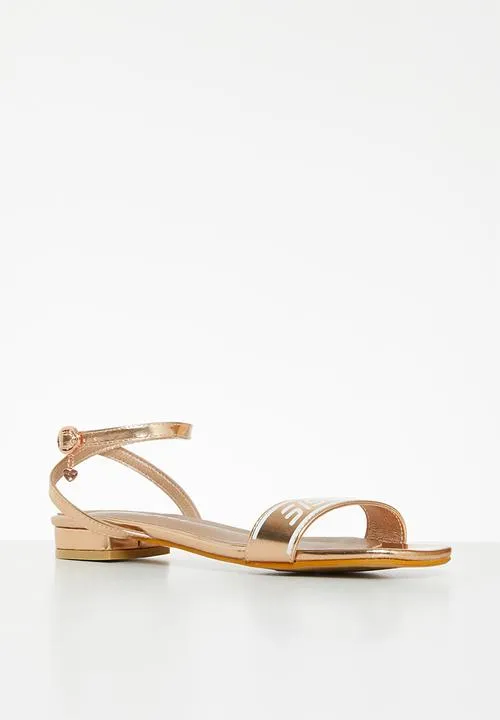 Sissy Boy Ladies Sandals Rose Gold