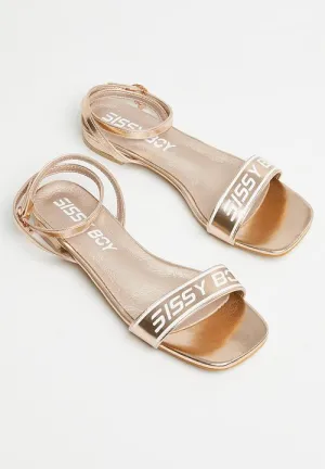 Sissy Boy Ladies Sandals Rose Gold
