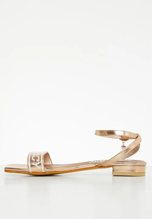 Sissy Boy Ladies Sandals Rose Gold