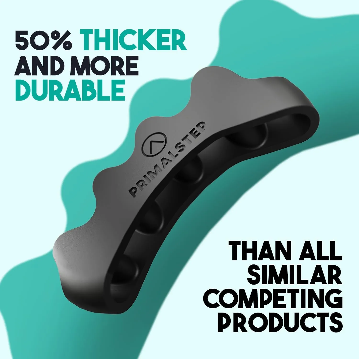 Size XL Toe Separators - over 50% Thicker & More Durable - Dr. Recommended - Correct Foot, Bunion Pain, Plantar Fasciitis - Toe Straightener for Functional Athletic Mobility (Extra Large)