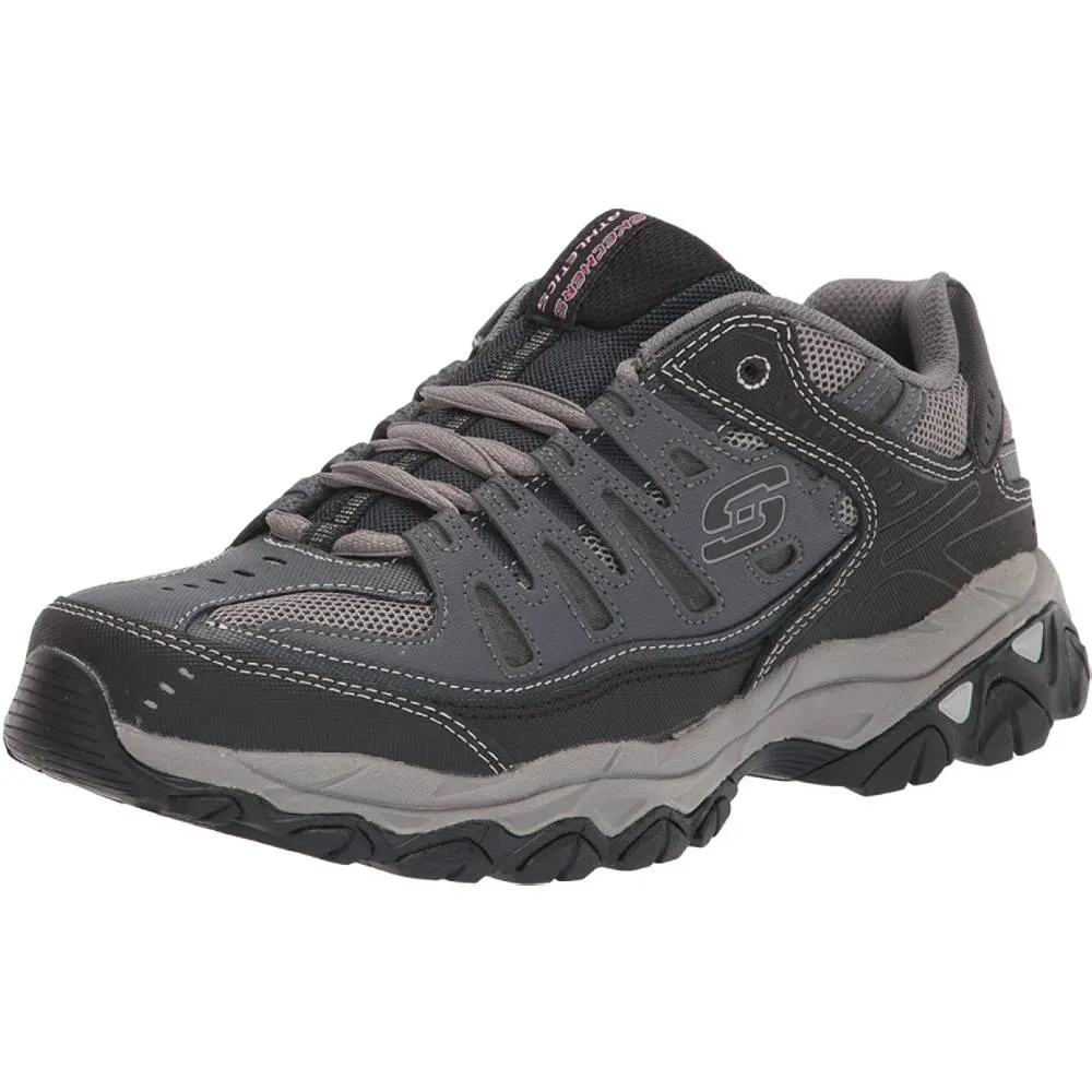 Skechers Men's Afterburn Memory-Foam Lace-up Sneaker | Multiple Colors and Sizes