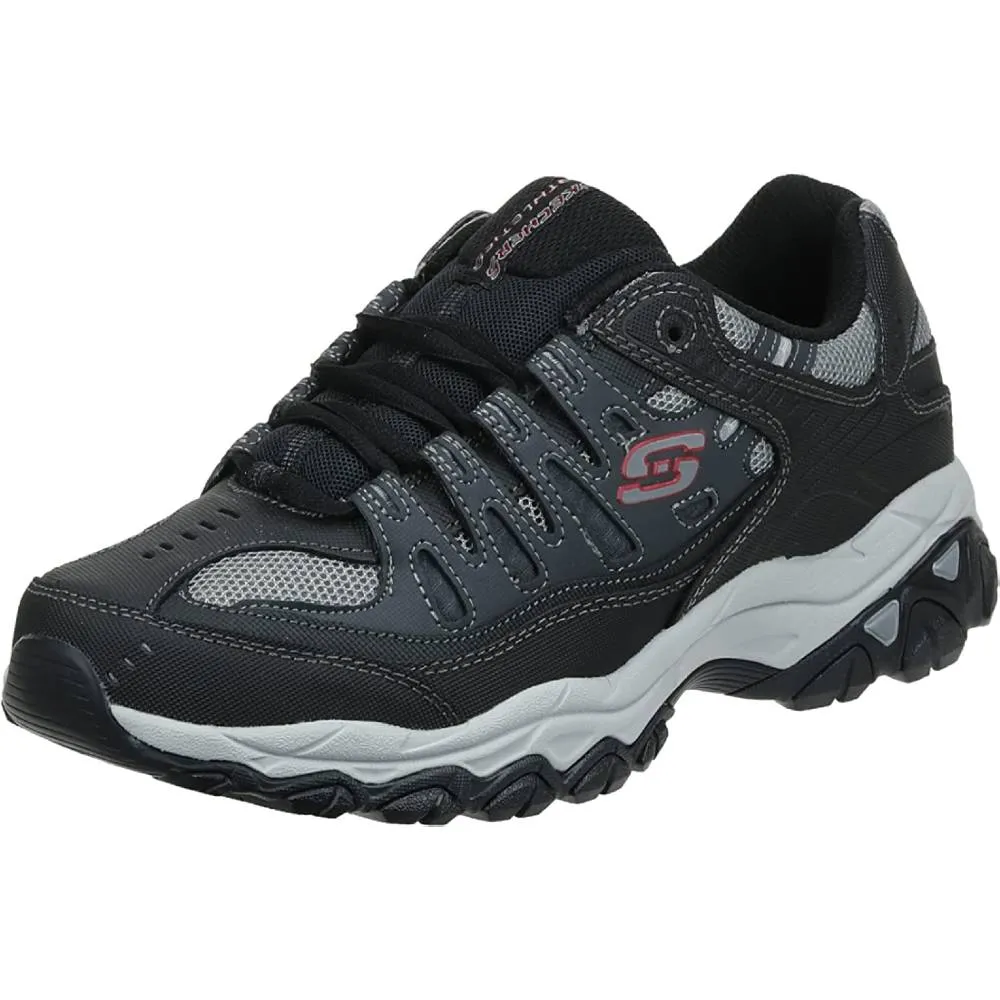 Skechers Men's Afterburn Memory-Foam Lace-up Sneaker | Multiple Colors and Sizes