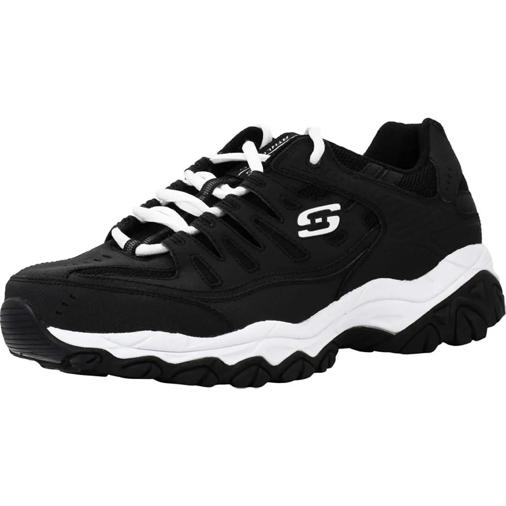Skechers Men's Afterburn Memory-Foam Lace-up Sneaker | Multiple Colors and Sizes
