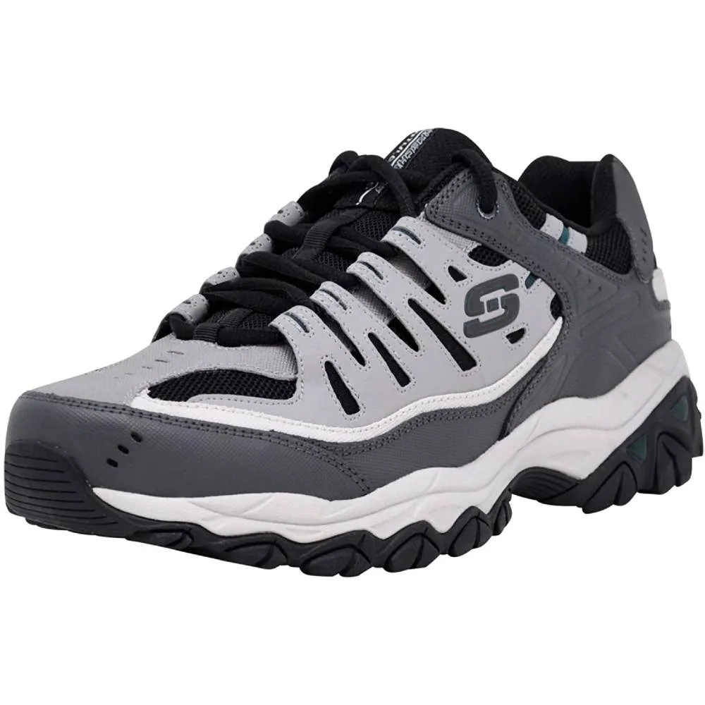 Skechers Men's Afterburn Memory-Foam Lace-up Sneaker | Multiple Colors and Sizes