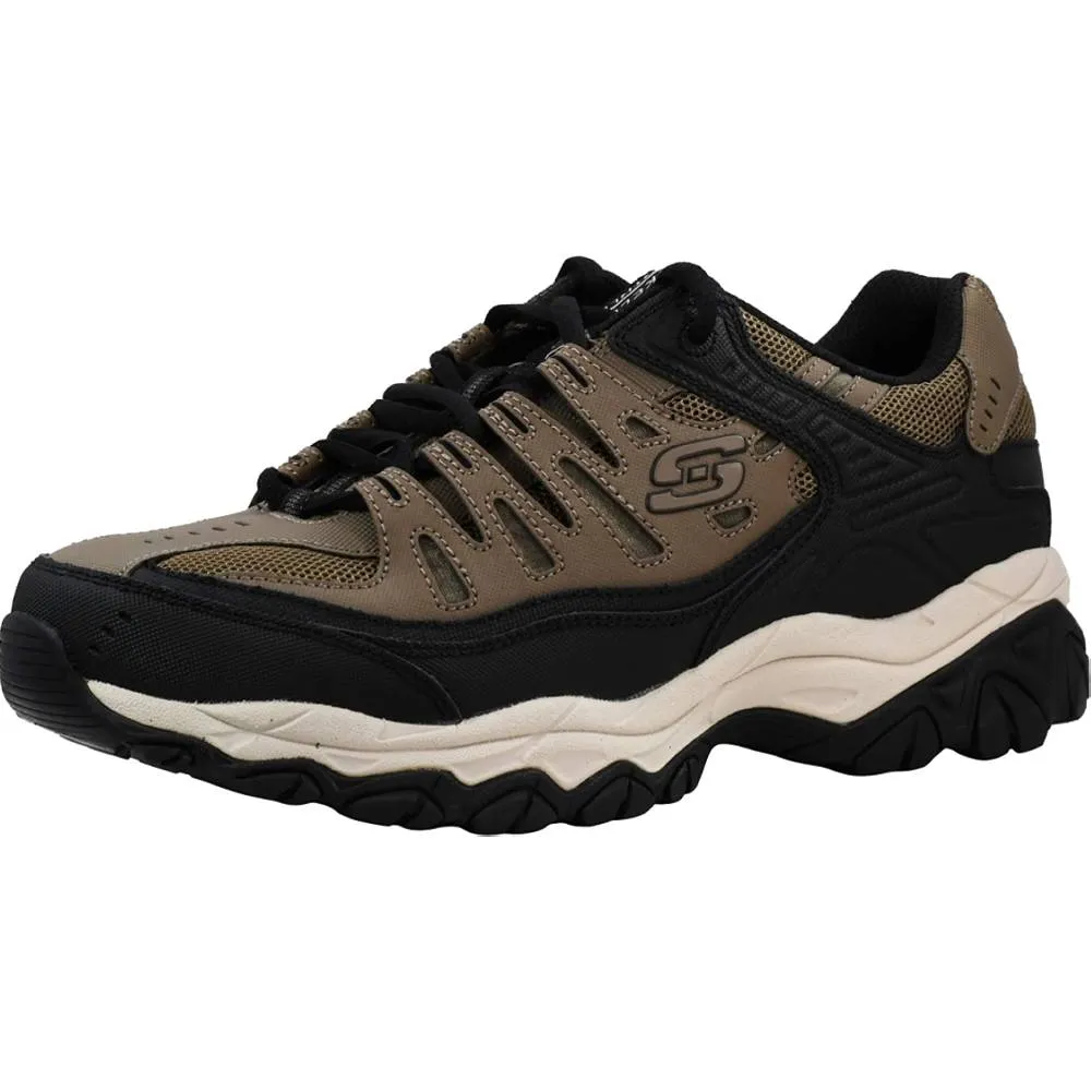 Skechers Men's Afterburn Memory-Foam Lace-up Sneaker | Multiple Colors and Sizes