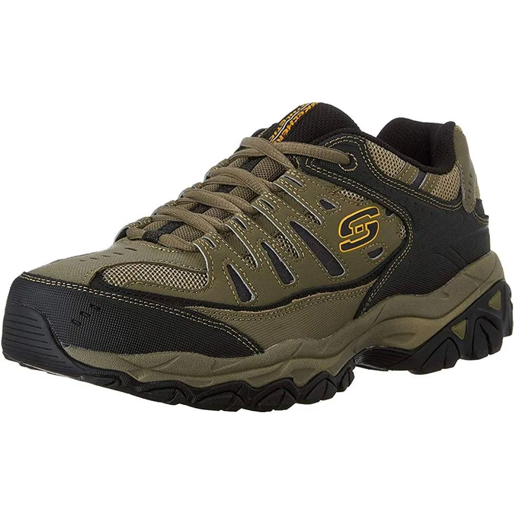 Skechers Men's Afterburn Memory-Foam Lace-up Sneaker | Multiple Colors and Sizes