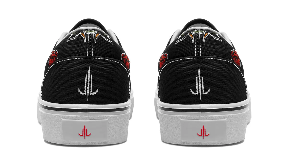 Skull Cherries Classic Shoes