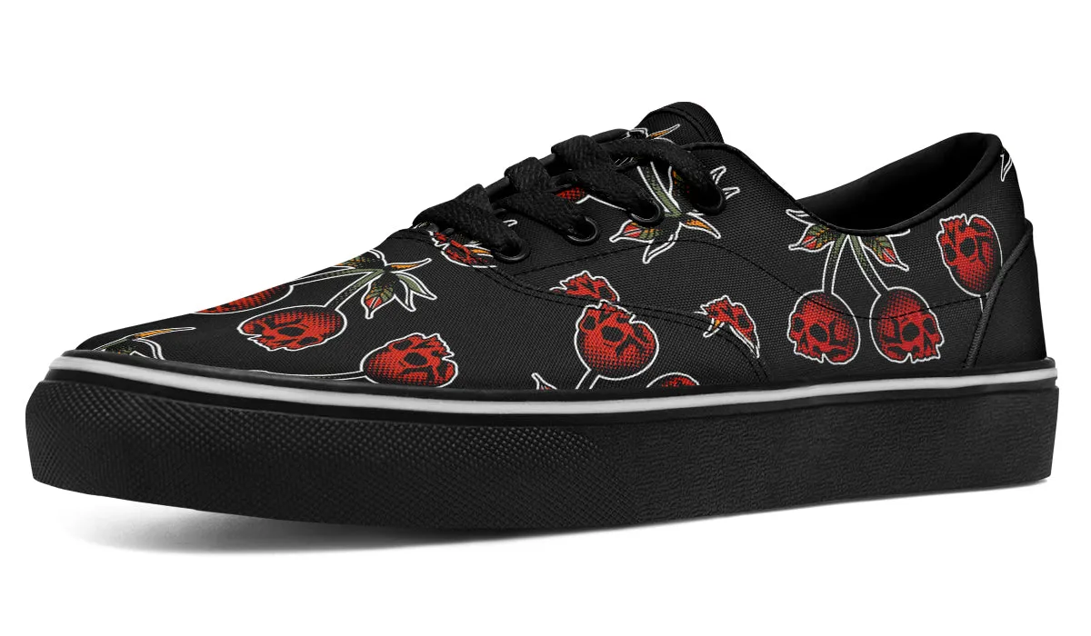 Skull Cherries Classic Shoes