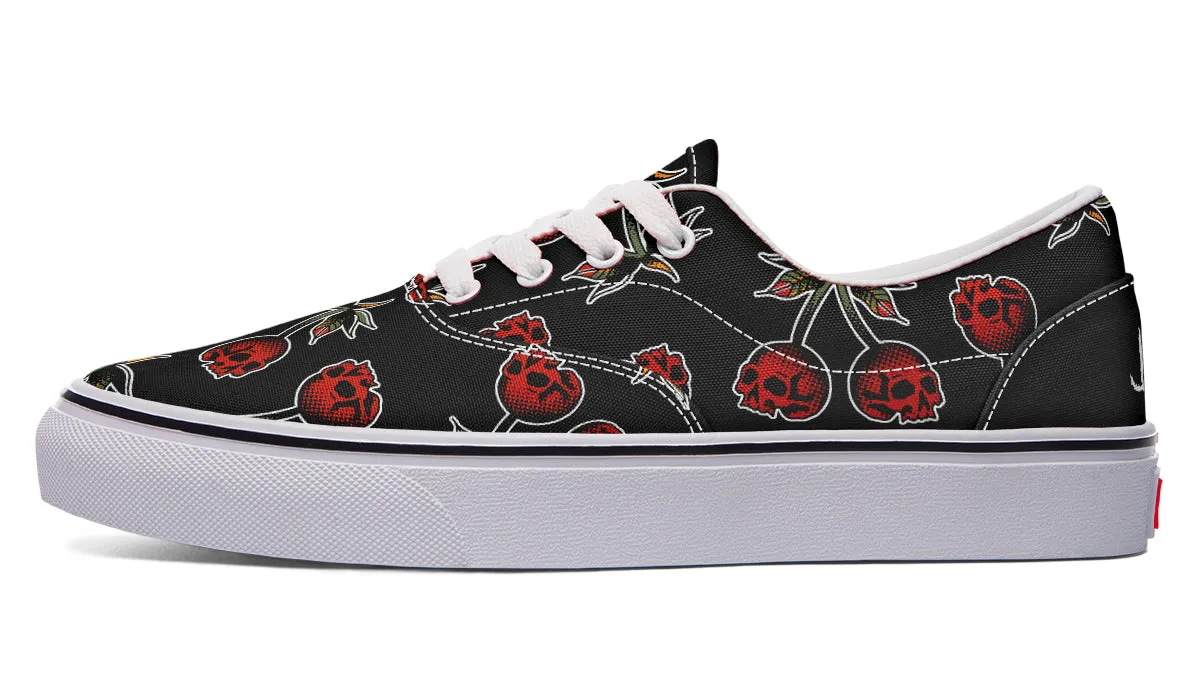 Skull Cherries Classic Shoes