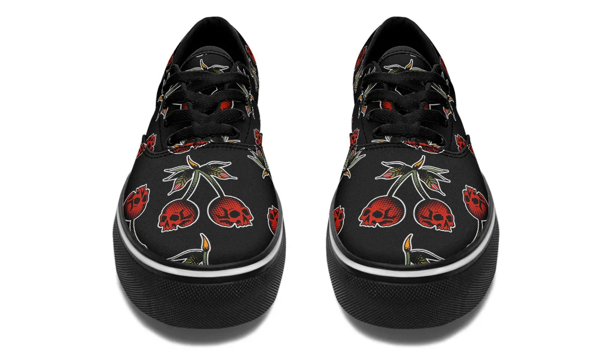 Skull Cherries Classic Shoes