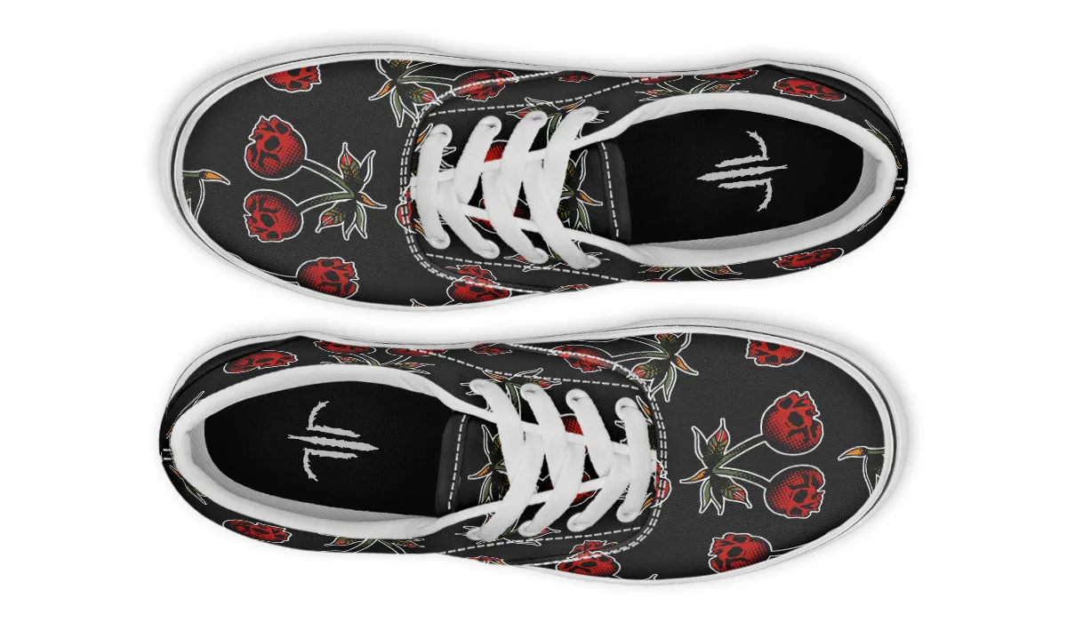 Skull Cherries Classic Shoes