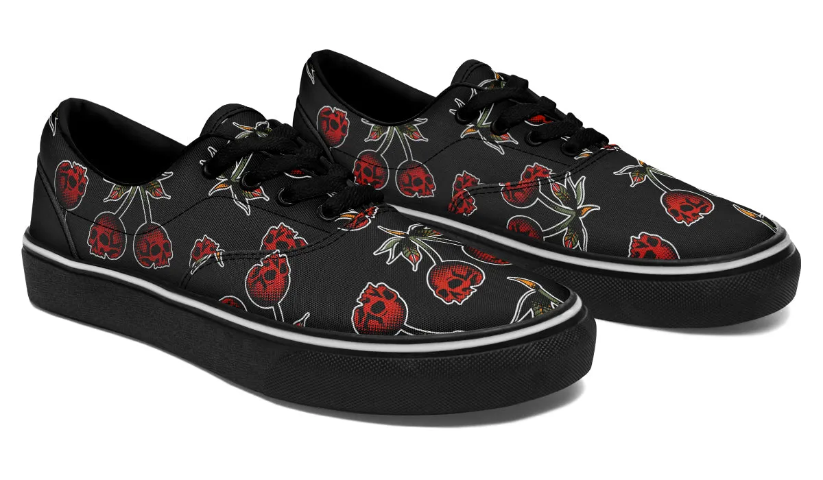 Skull Cherries Classic Shoes