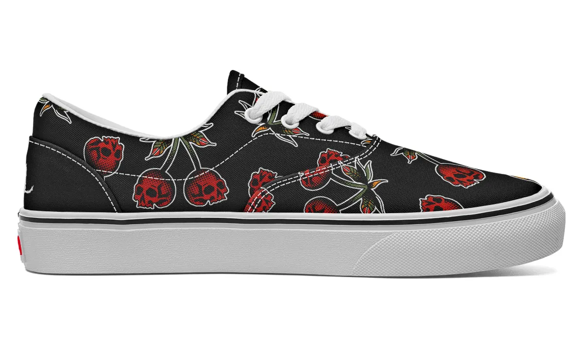 Skull Cherries Classic Shoes