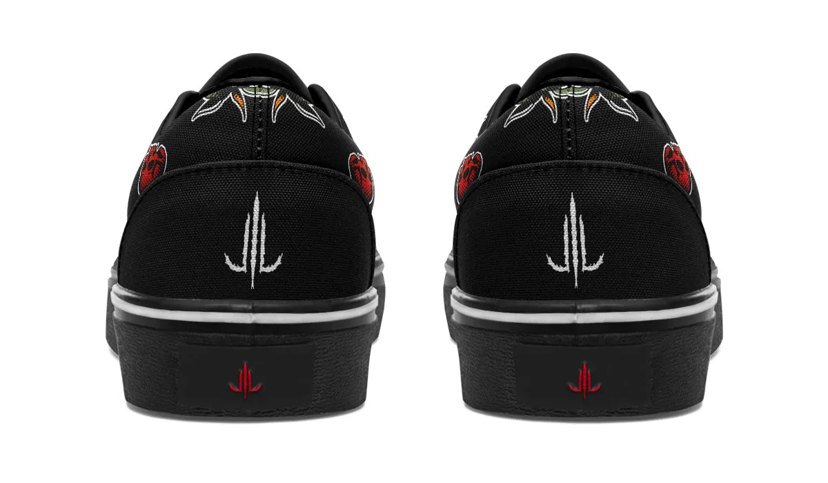 Skull Cherries Classic Shoes
