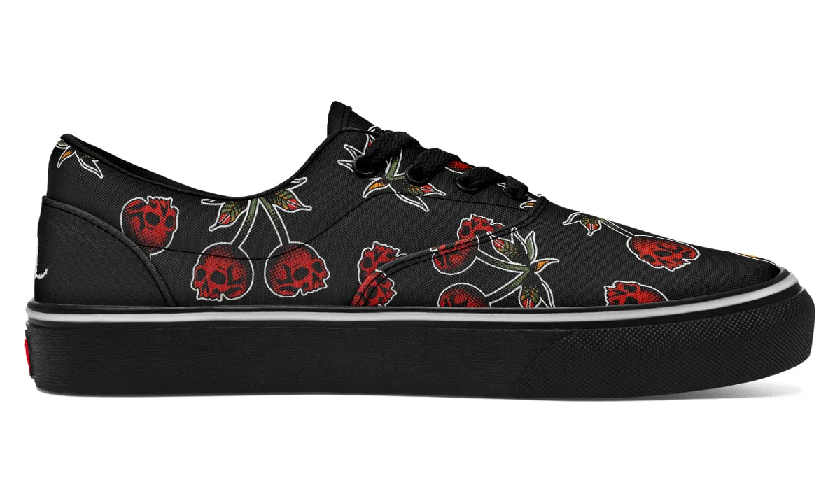 Skull Cherries Classic Shoes