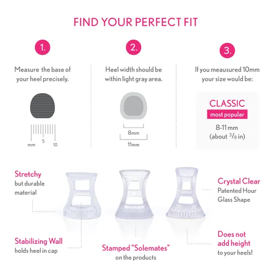 Solemates Clear Heel Protectors