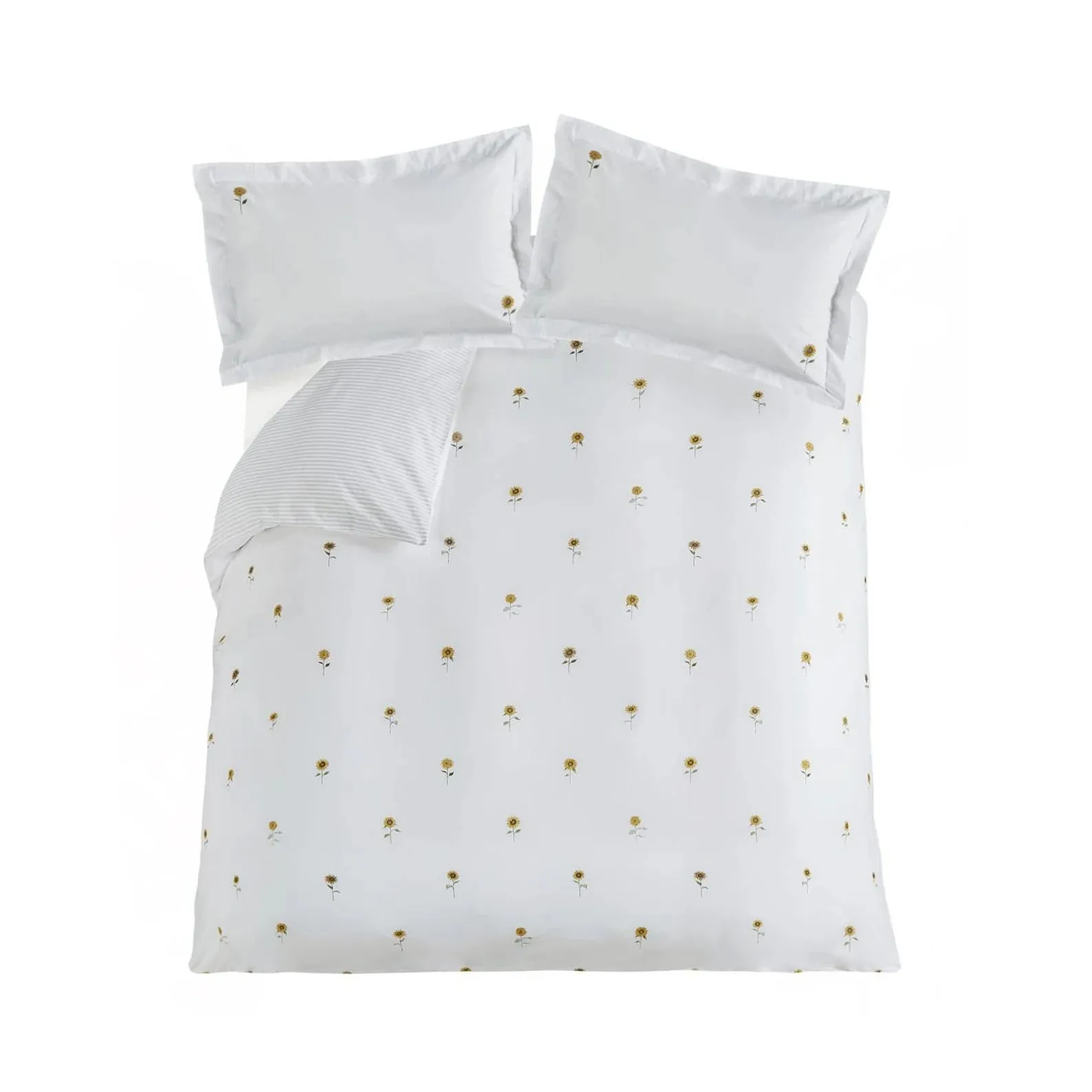 Sophie Allport Sunflowers Duvet Set - White