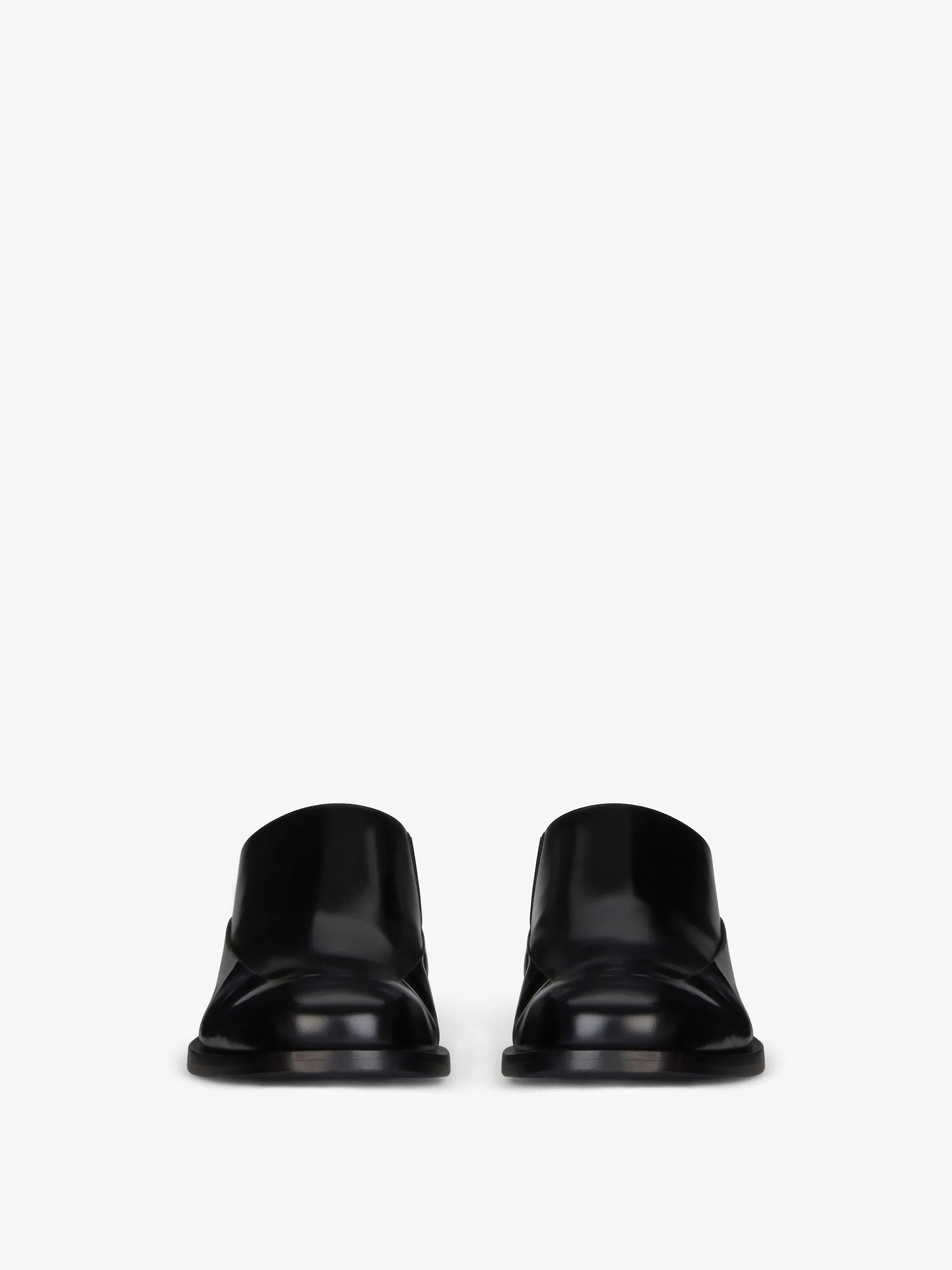 Squared Derbies In Leather