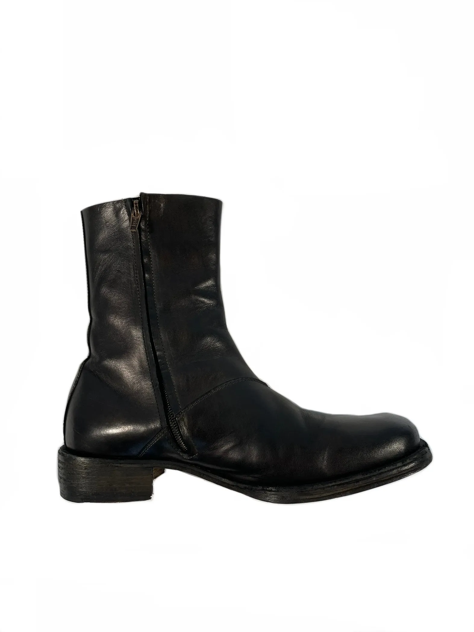 SS2001 Martin Maison Margiela artisanal square toe boots