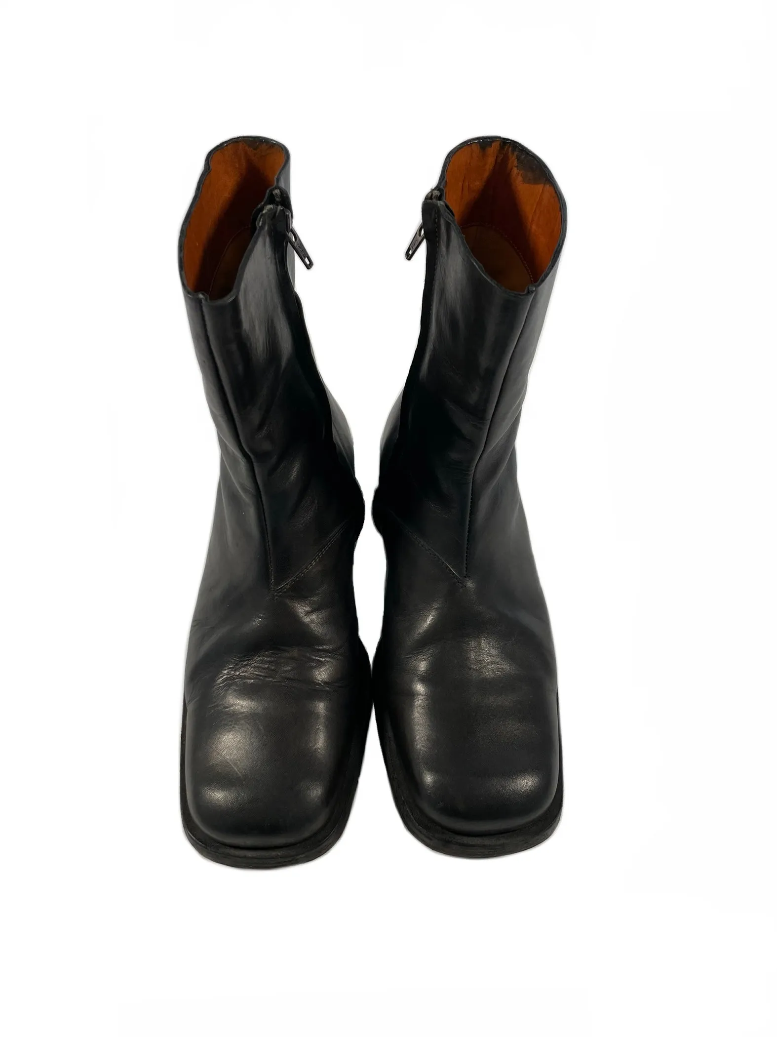 SS2001 Martin Maison Margiela artisanal square toe boots
