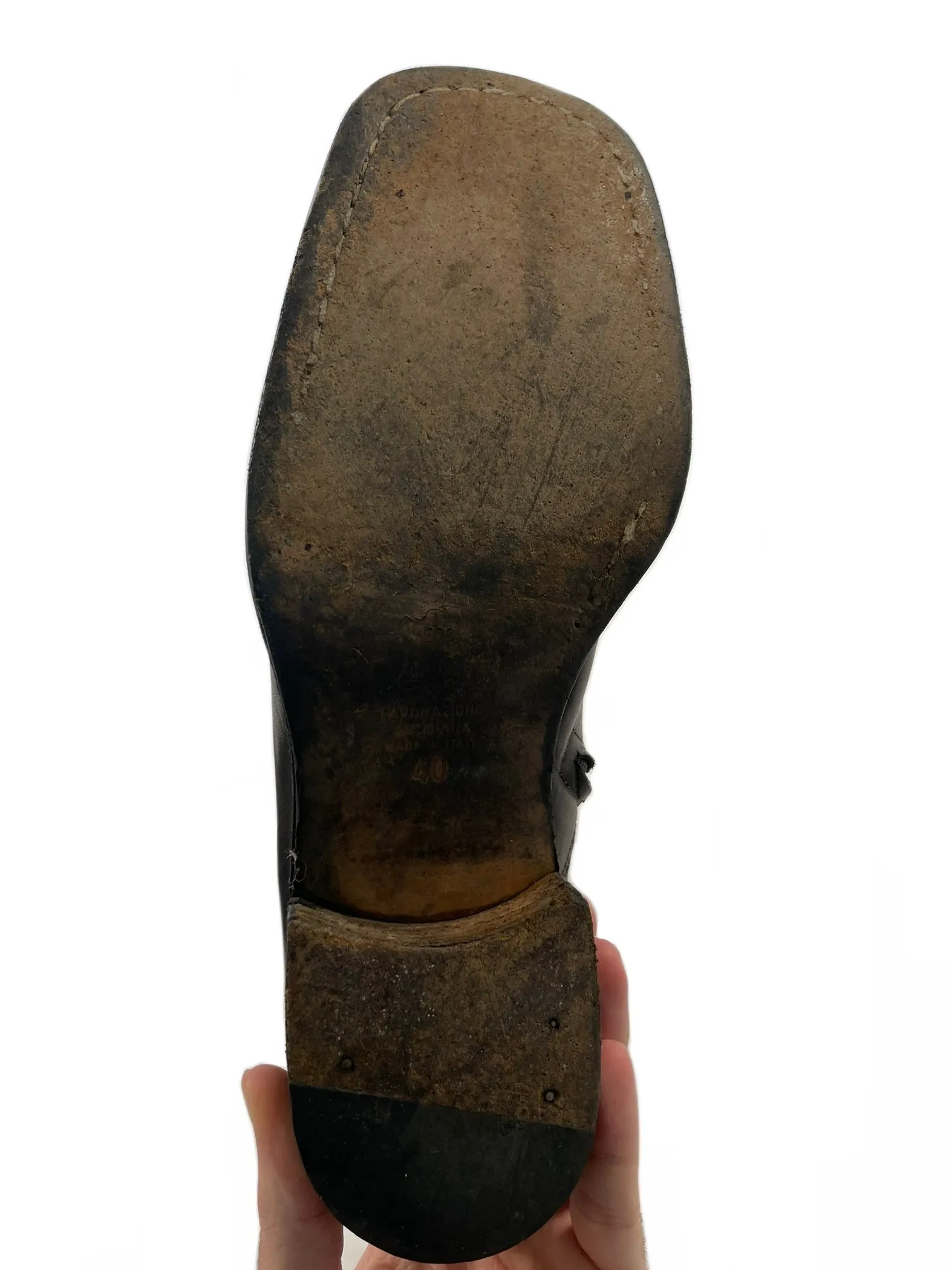 SS2001 Martin Maison Margiela artisanal square toe boots