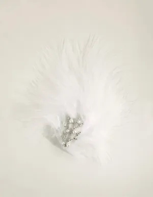 Statement Branch & Feather Clip