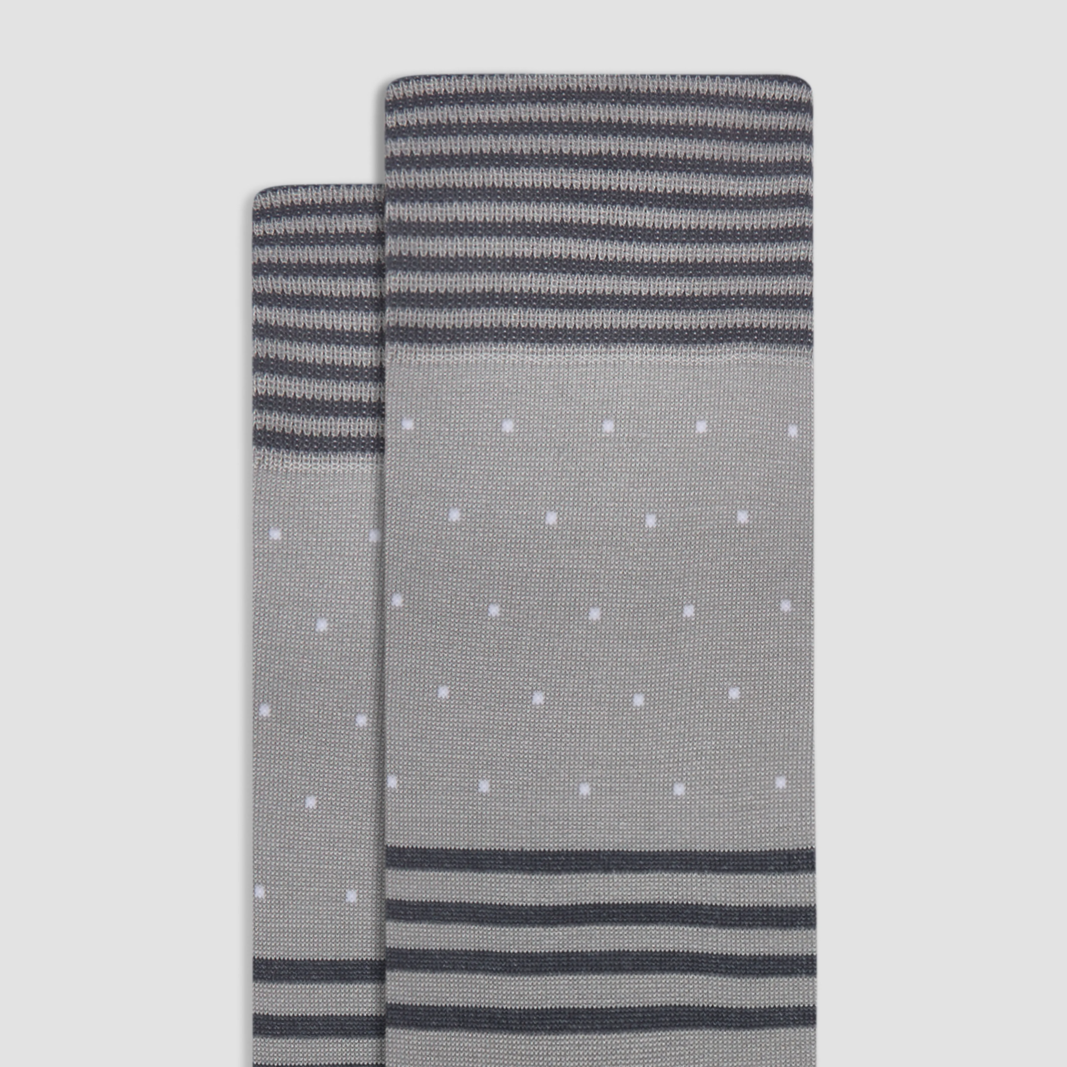 Stripe and Dot Mid-Calf Socks