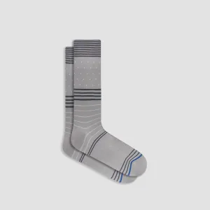 Stripe and Dot Mid-Calf Socks