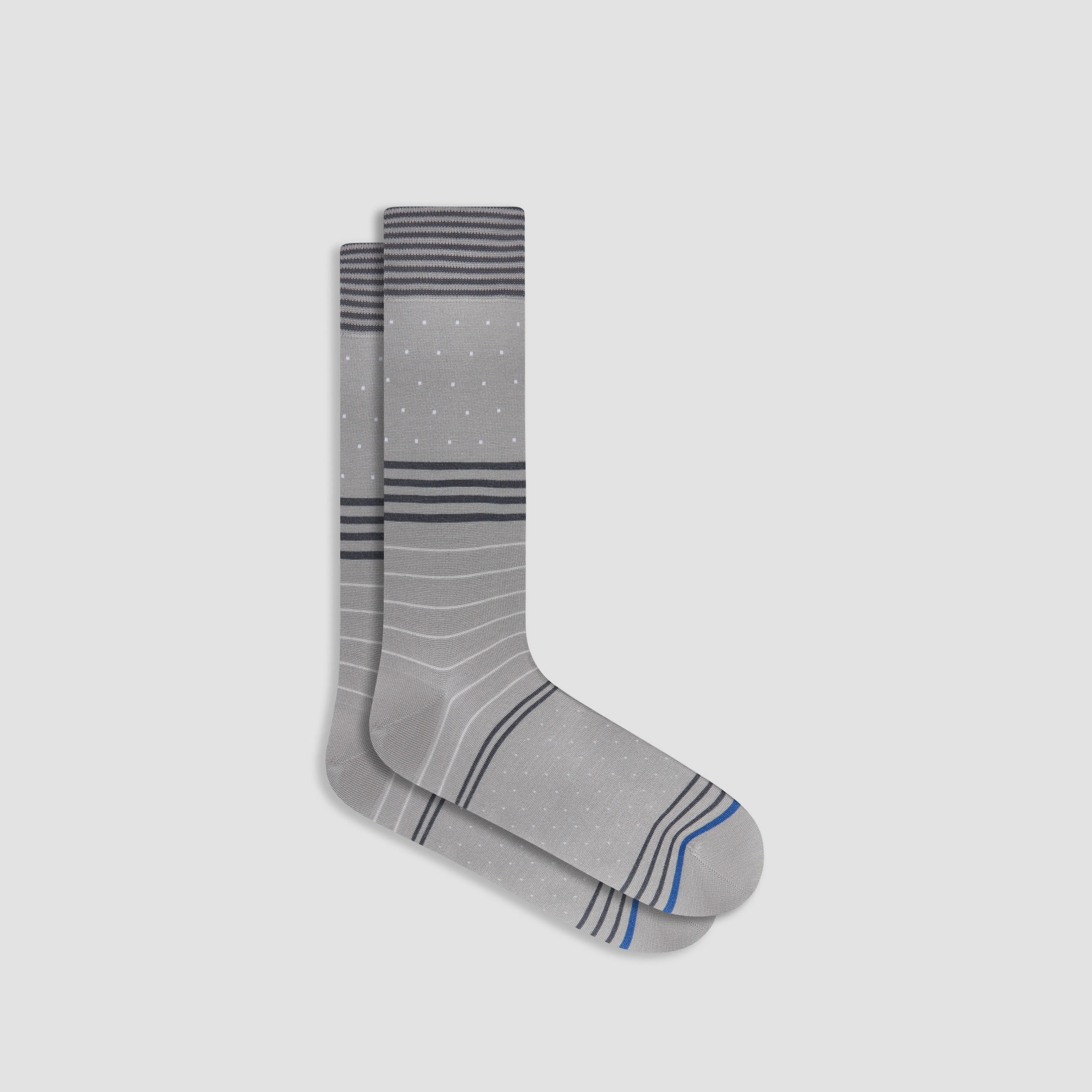 Stripe and Dot Mid-Calf Socks