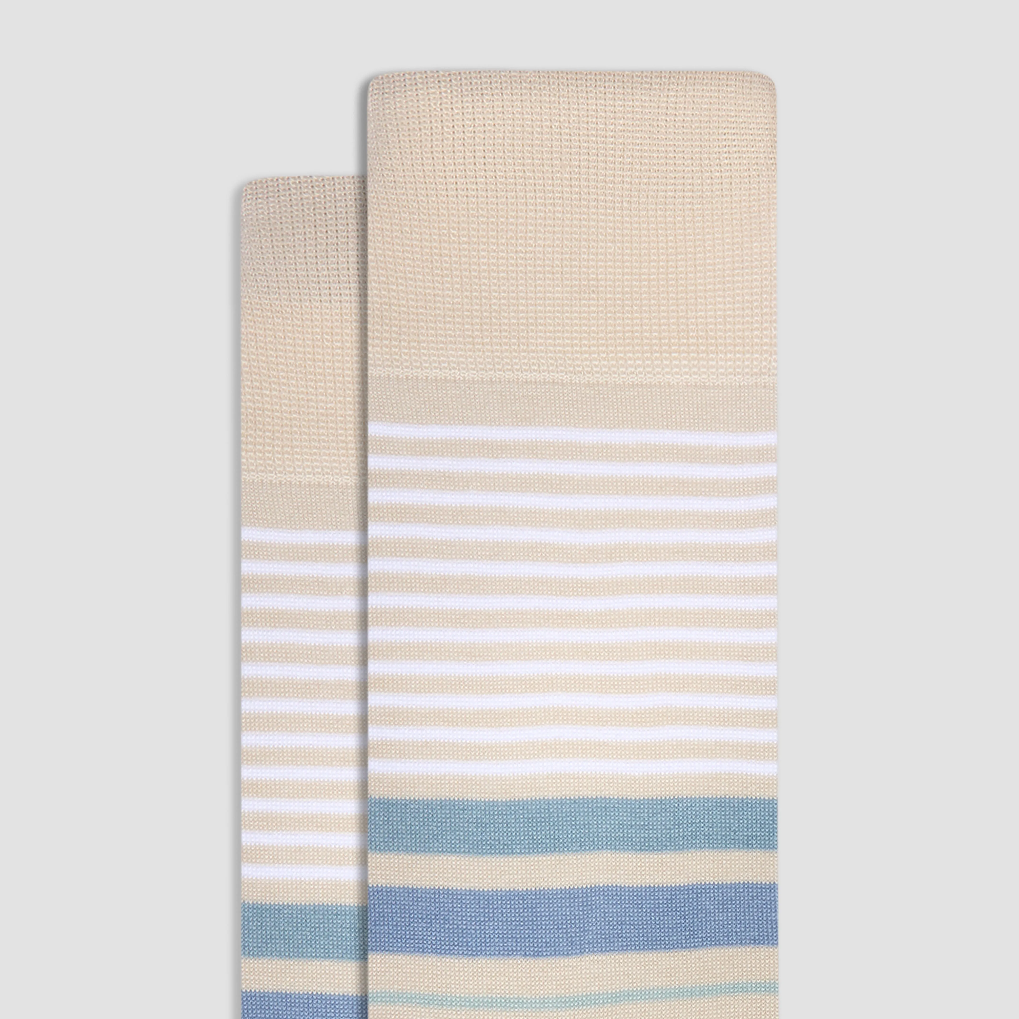 Striped Mid-Calf Socks