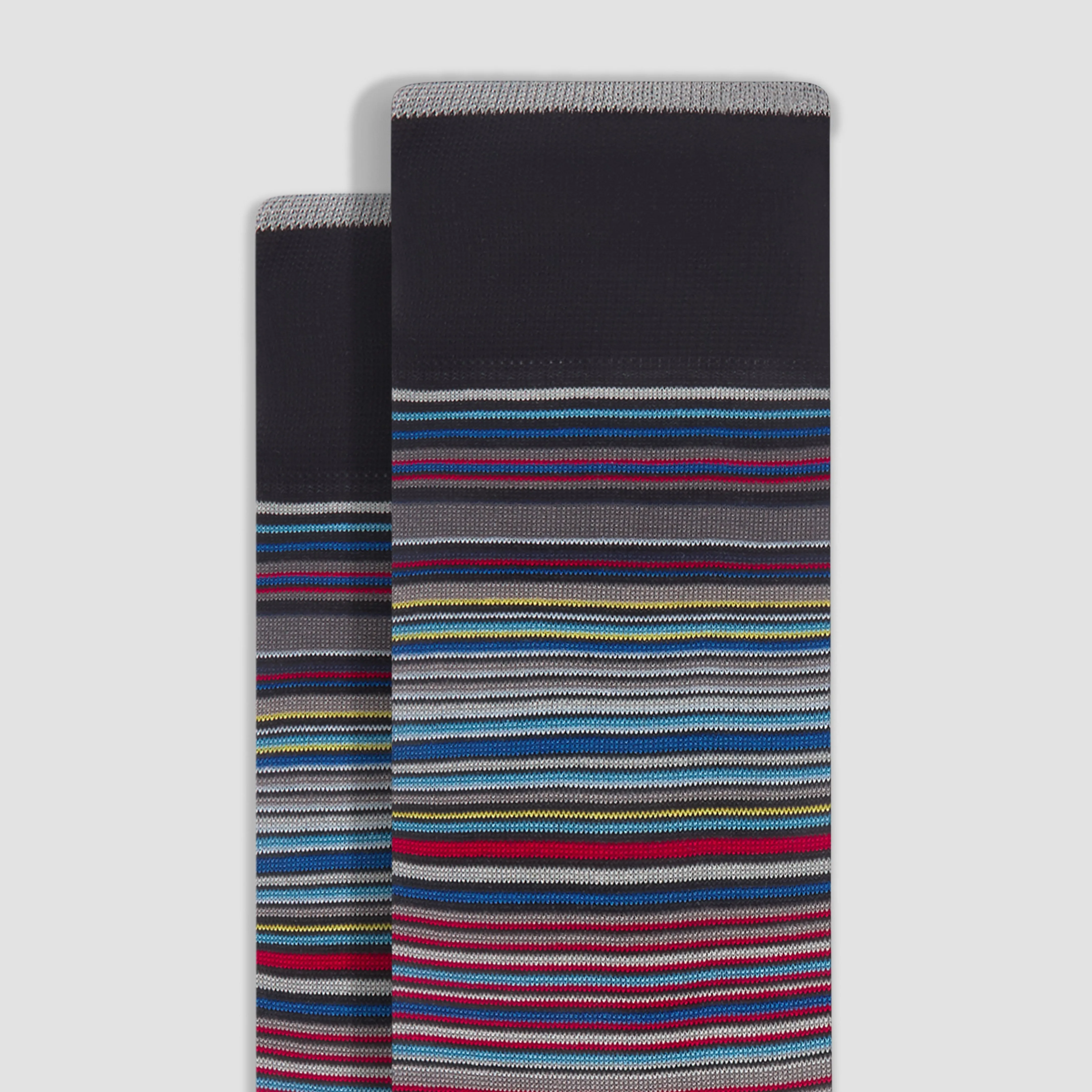 Striped Mid-Calf Socks