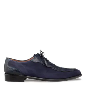Suede/Ostrich 5-Eyelet Oxford