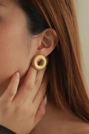 Sunbeam Circle Earrings