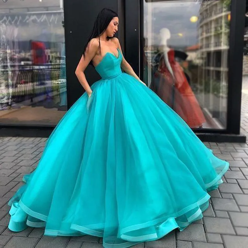 Sweetheart Yellow Long Modest Prom Gwon, Long A-line Fashion Prom dress, PD0874