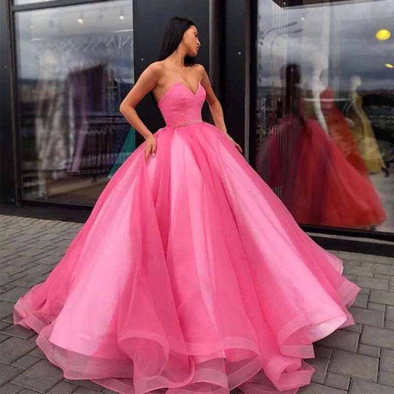 Sweetheart Yellow Long Modest Prom Gwon, Long A-line Fashion Prom dress, PD0874