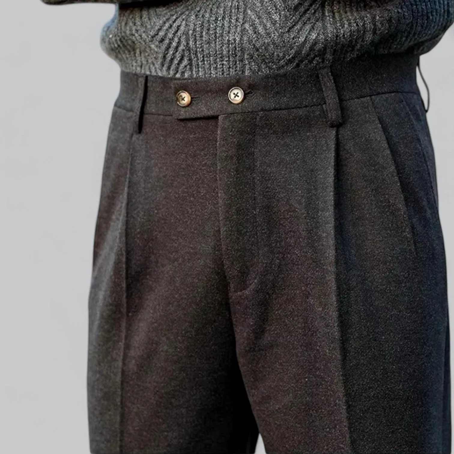 Tailored Business Trousers for Men | Classic Fit, Stretch Fabric, and Comfortable Design