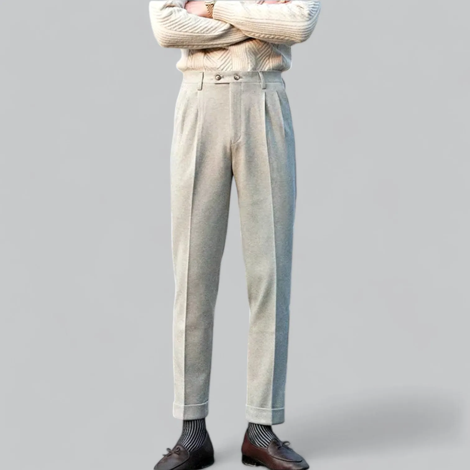 Tailored Business Trousers for Men | Classic Fit, Stretch Fabric, and Comfortable Design