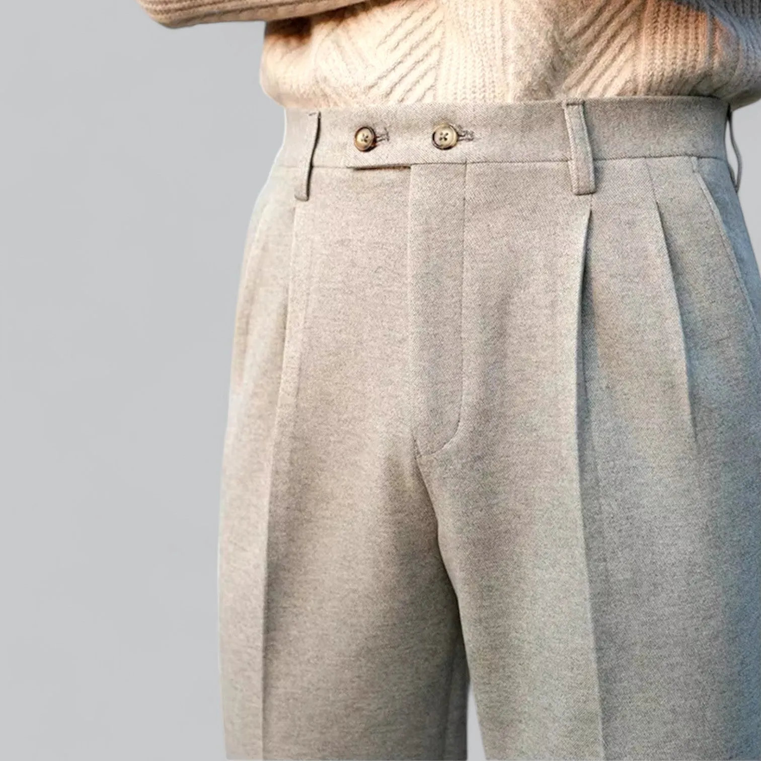 Tailored Business Trousers for Men | Classic Fit, Stretch Fabric, and Comfortable Design