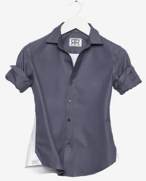 Tailored - Grey with White Back