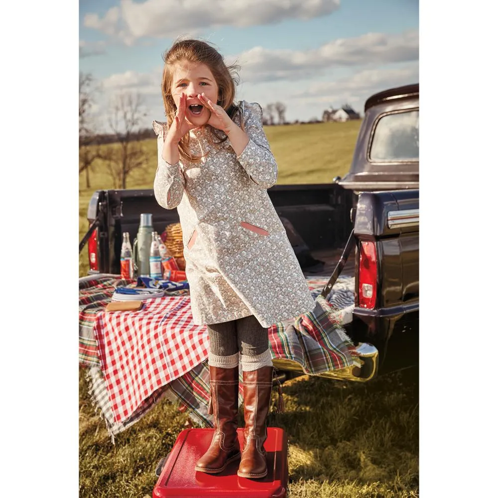 Tall Tasseled Boot -- Brown