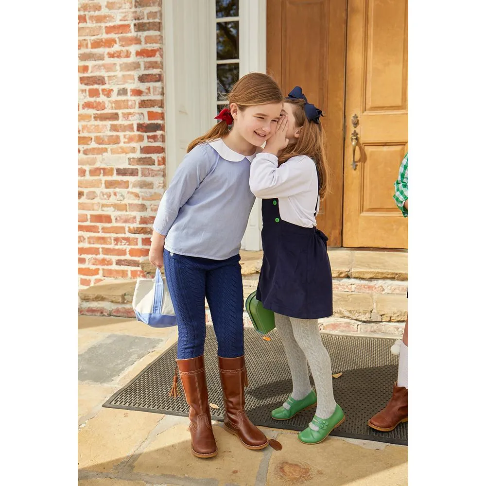 Tall Tasseled Boot -- Brown