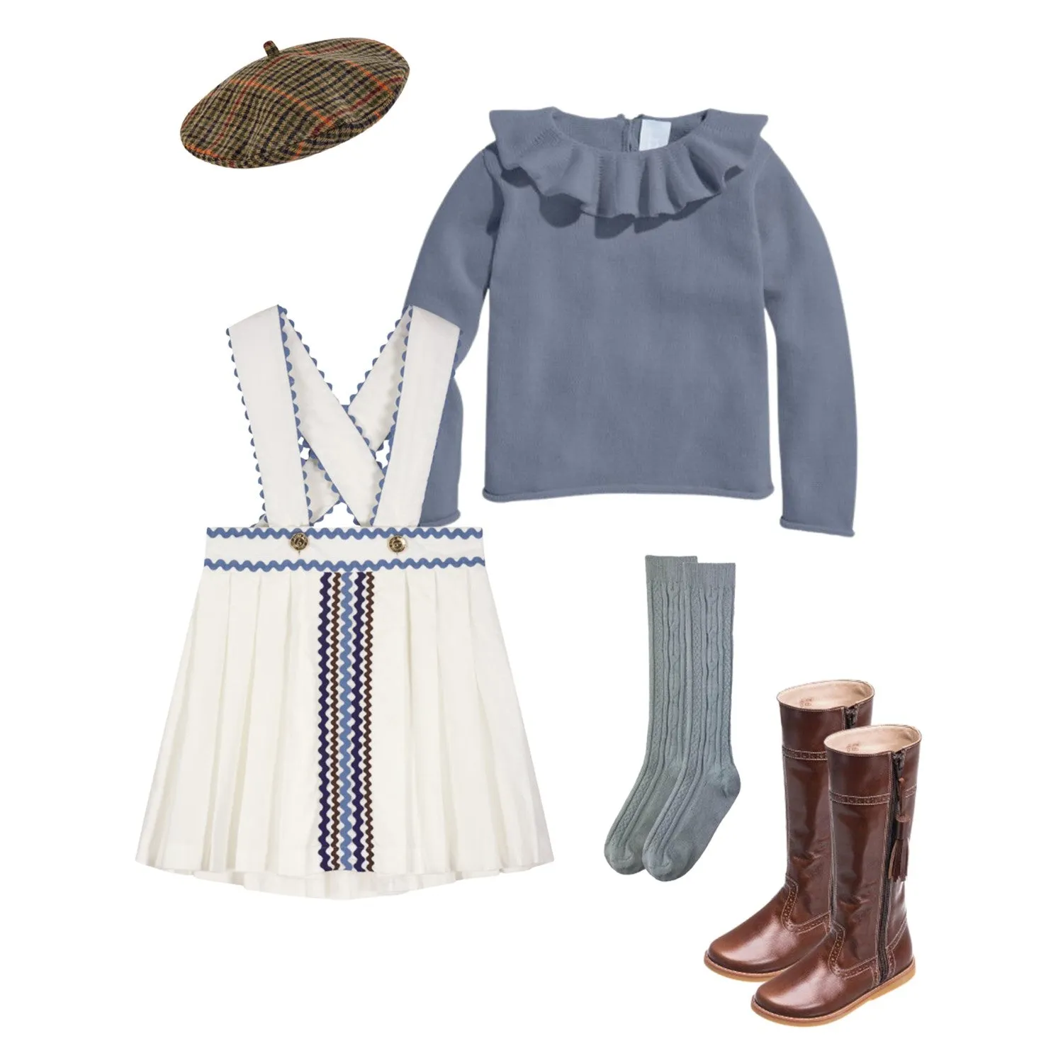 Tall Tasseled Boot -- Brown
