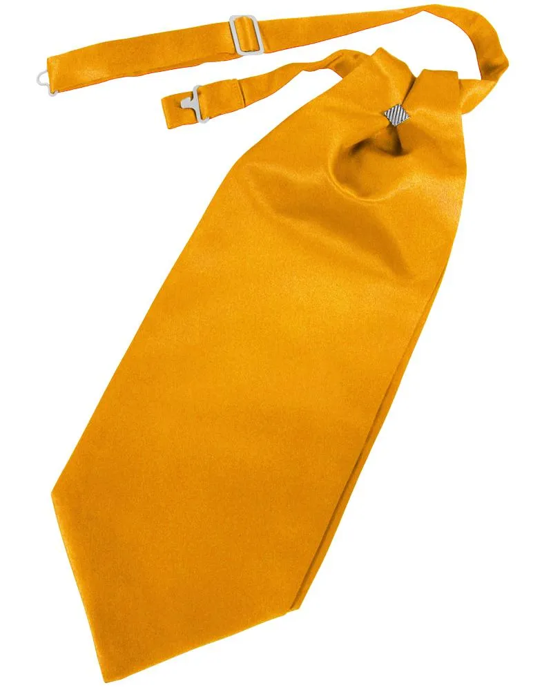 Tangerine Luxury Satin Cravat