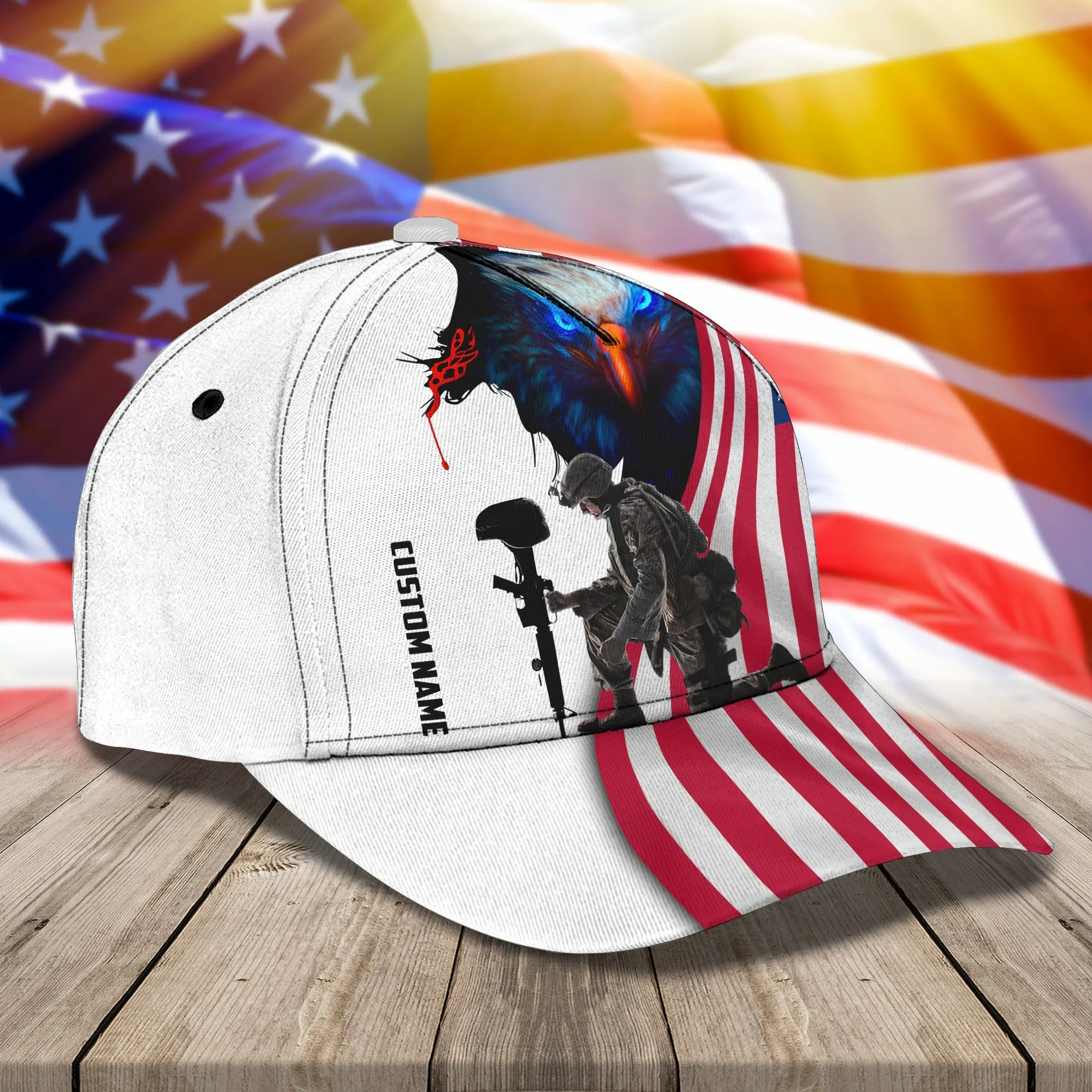 TD96 11 - Personalized Name Cap - VETERAN